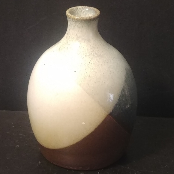 Vtg POTTERY CRAFT USA Glazed Studio Art Vase 5" - Picture 5 of 6